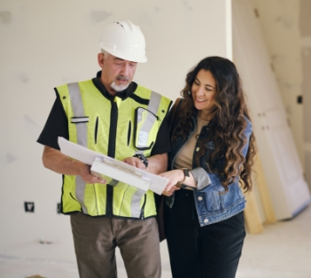 a person standing posing for the camera