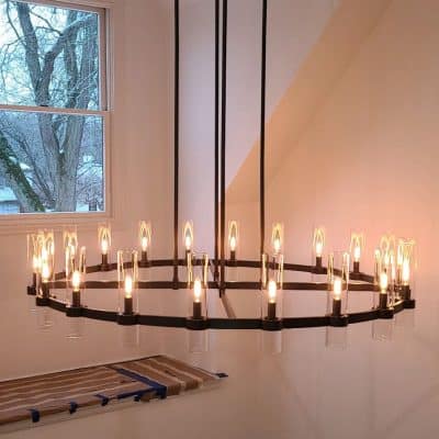 A Room With A Sink And A Window