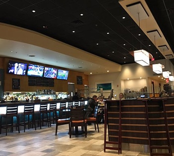 a group of people in a room