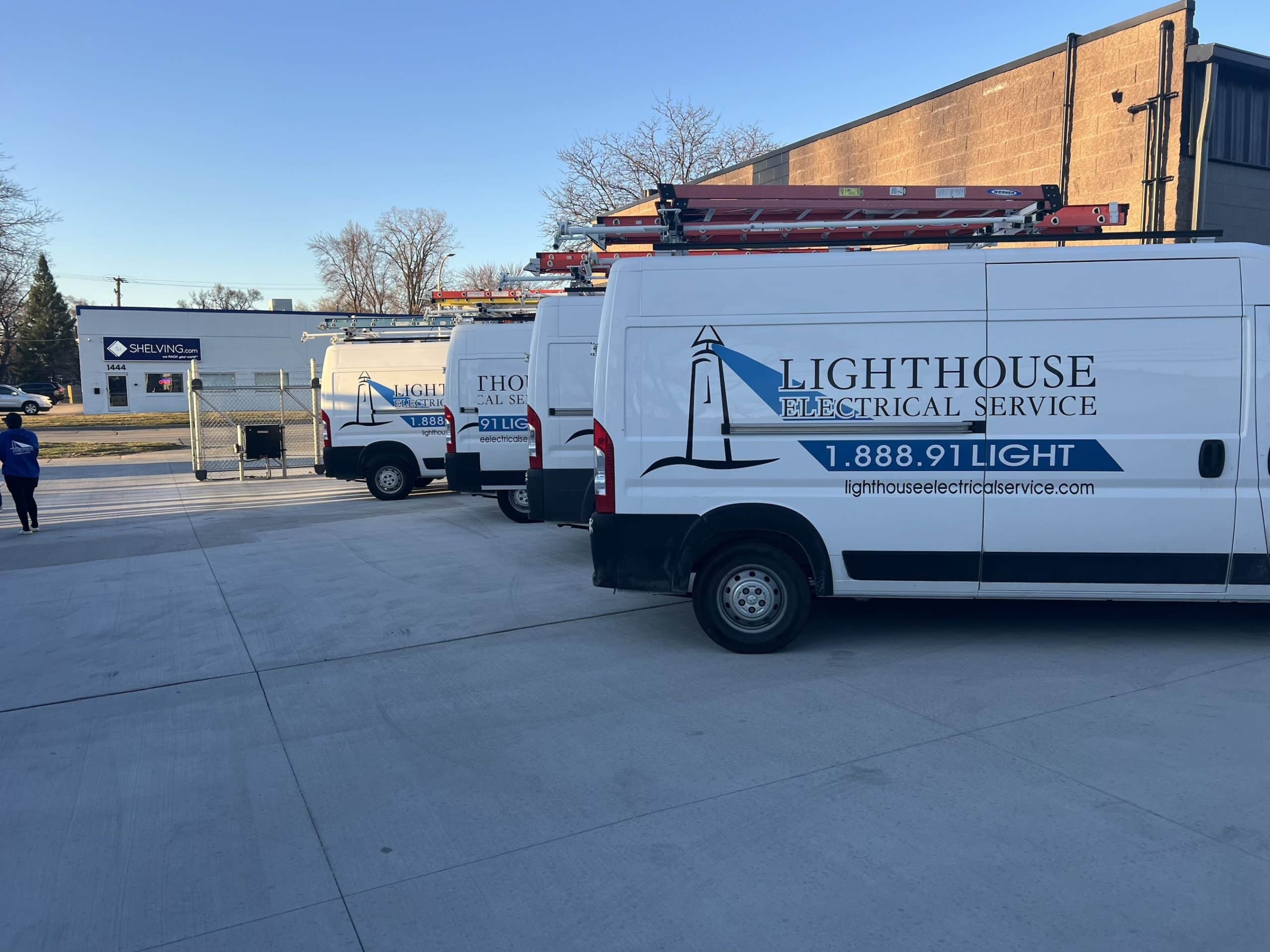 a truck is parked in a parking lot